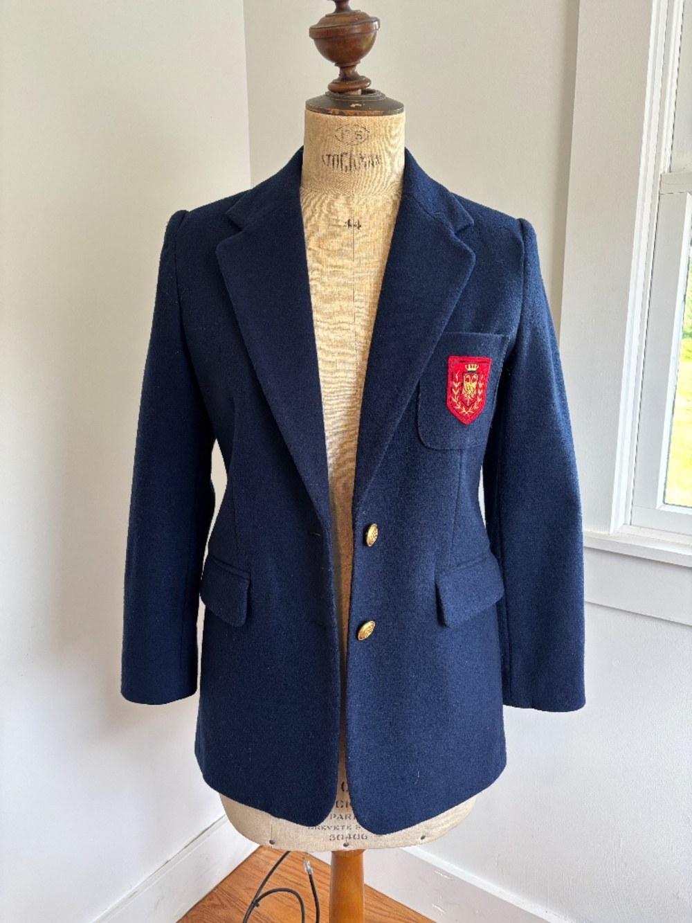 Academic Preppy Navy Blazer 4P